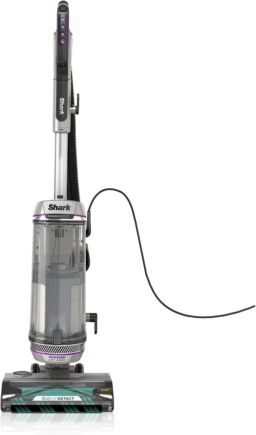 Shark PowerDetect Corded Upright Vacuum, Powerful Deep-Clean Suction Vacuum with Dirt Detect Sensors & Reverse Cleaning Technology, Includes Accessories, AZ3900ANZ, Stone