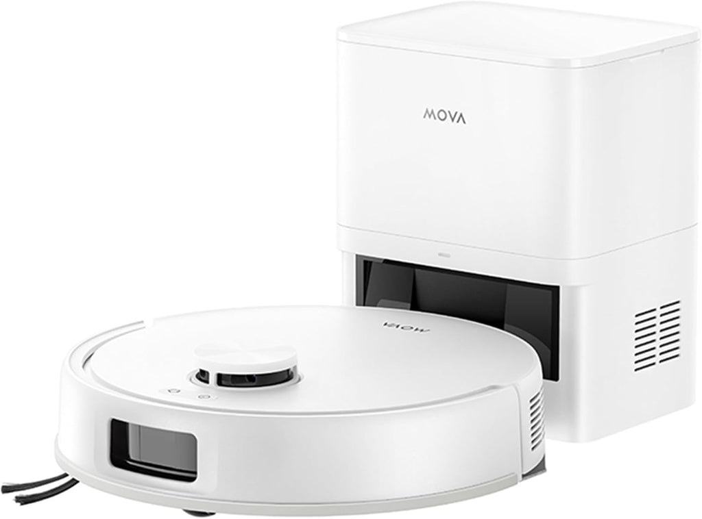 MOVA E20s Pro Plus, Auto-Empty Robot Vacuum Cleaner and Mop, 13,000Pa Suction Power, 3DAdapt Obstacle Avoidance & Smart Pathfinder Technology, 90-Day Self-Emptying Robotic Vacuum
