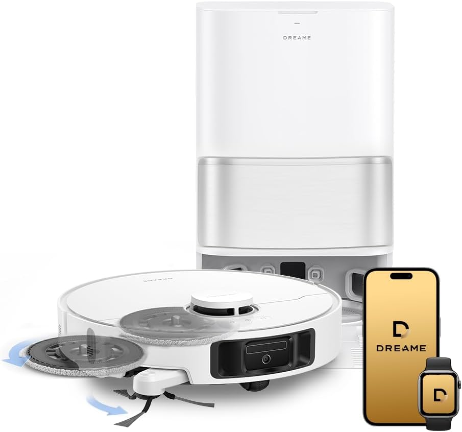 dreame L10s Ultra Gen3 dreame Robot Vacuum and Mop, 25,000PA Power Suction, MopExtend™ RoboSwing Technology, Self -Empty for 100 Days, Auto Mop Washing, Pet Zone Cleaning,App Control, All in one
