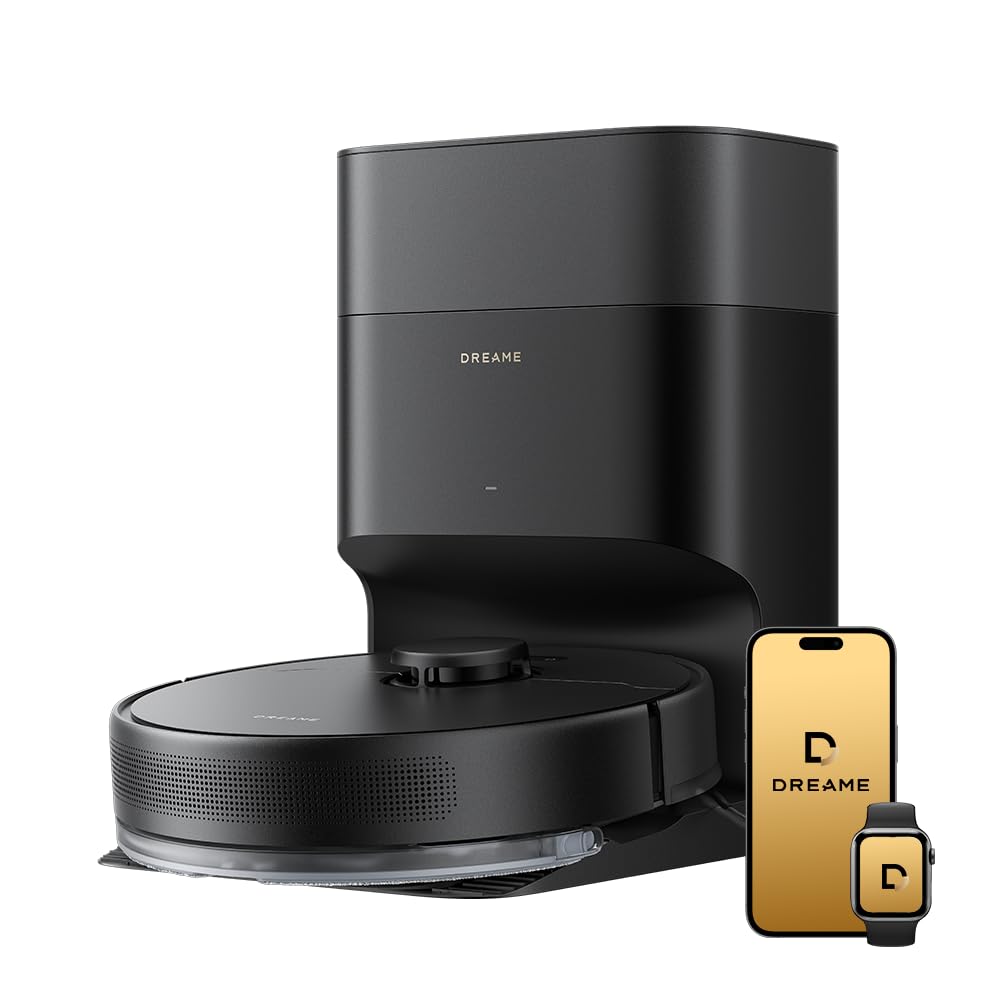 dreame L40 Ultra CE New Model Robot Vacuum DuoScrub &Liftable 13,000Pa Suction, Mop & Self Cleaning, Auto-Empty,TriCut Brush,Flexible App Control,3DAdapt