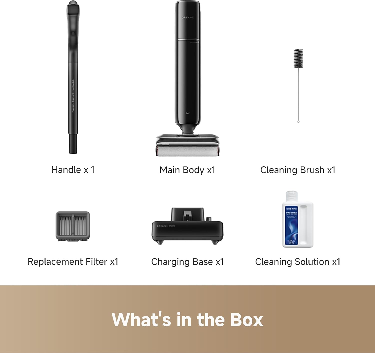 dreame T16 SE Wet and Dry Vacuum, 9.85cm Ultra-Slim, 23kPa Suction, Smart 90°C Hot Wash, 95°C Hot Air Drying, Tangle-Free, Streak-Free, Lightweight Design, 35min Runtime