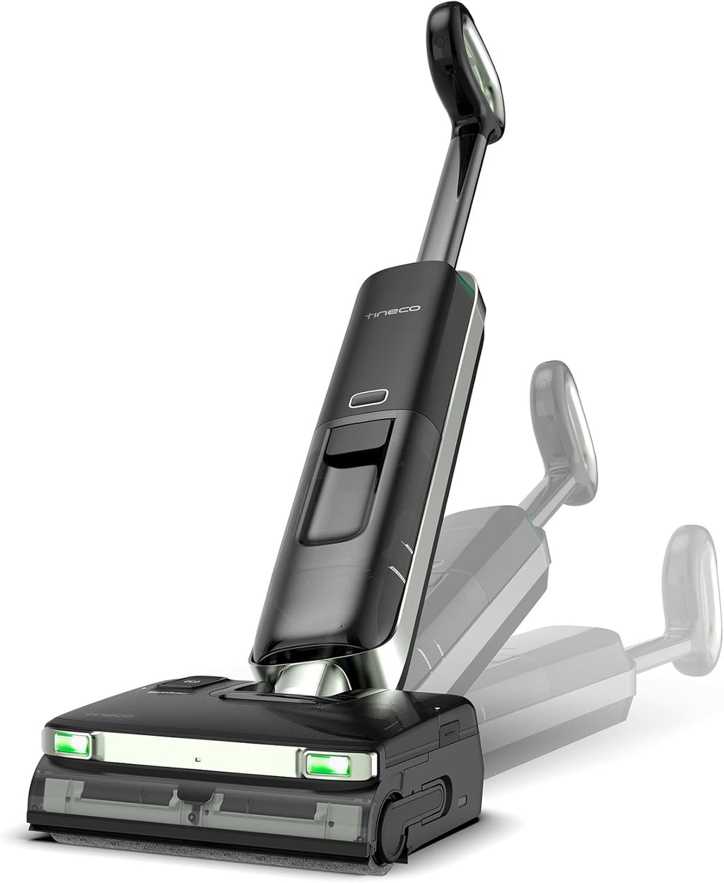 Tineco Floor ONE S7 Master Wet Dry Vacuum Cleaner, 23kPa Suction Vacuum Mop with DustReveal Green Headlight, 65 Min Runtime, 85℃ Flashdry, 9.9cm Ultra-Slim Stretch Mo