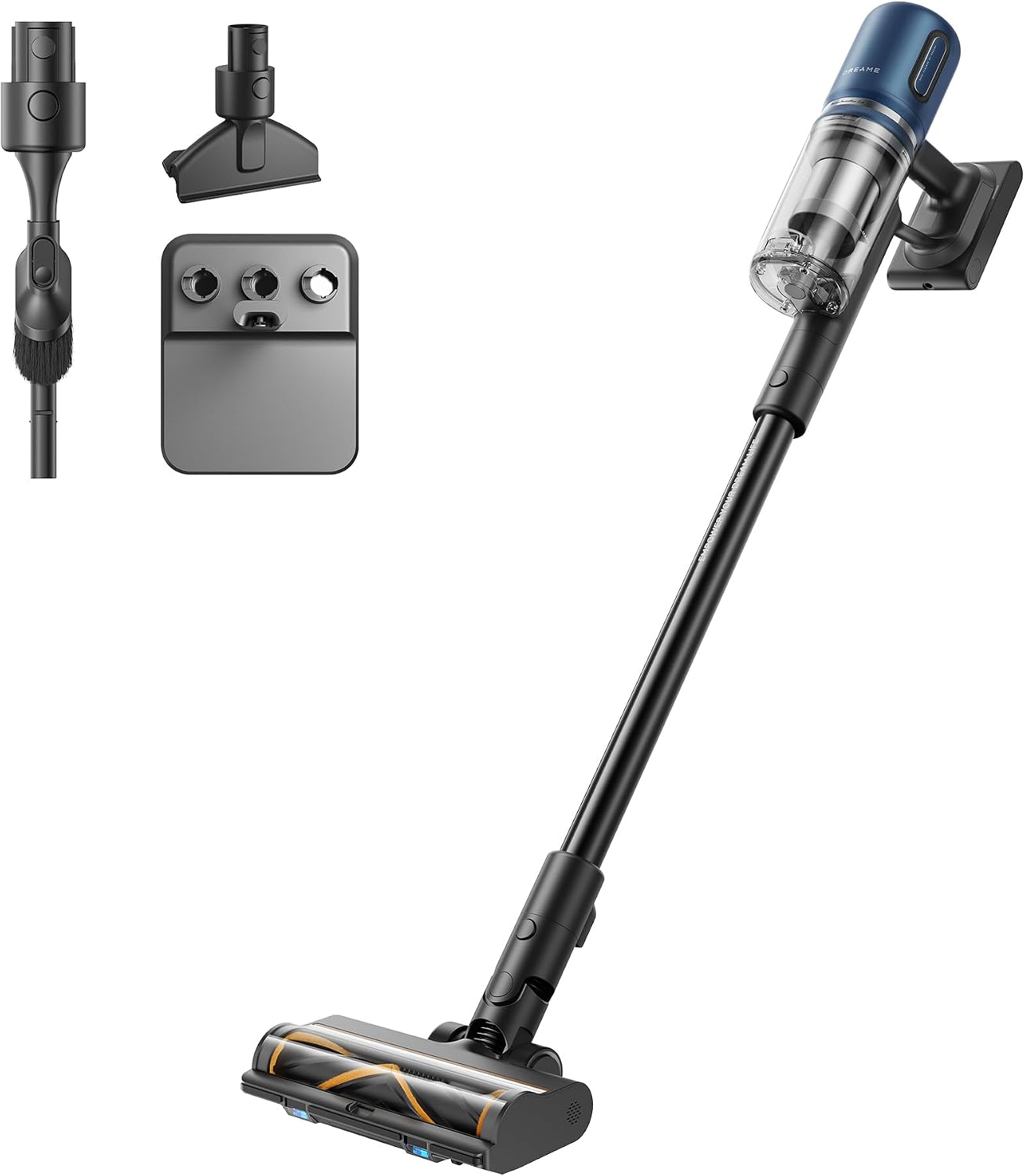 Dreame X1 Cordless Stick Vacuum, 150AW Powerful Suction, Smart Dust Detection, 40 Min Runtime, HEPA Filtration, Lightweight 1.4kg Design, Multi-Surface Cleaning (Grey)
