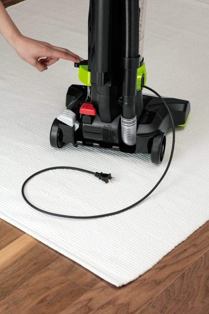 BISSELL PowerForce Helix Turbo Rewind 2261F | Upright Bagless Vacuum with Automatic Cord Rewind, Powerful Pet Hair Pickup, Specialized Tools, Large Dirt Tank, Adjustable Brush Height