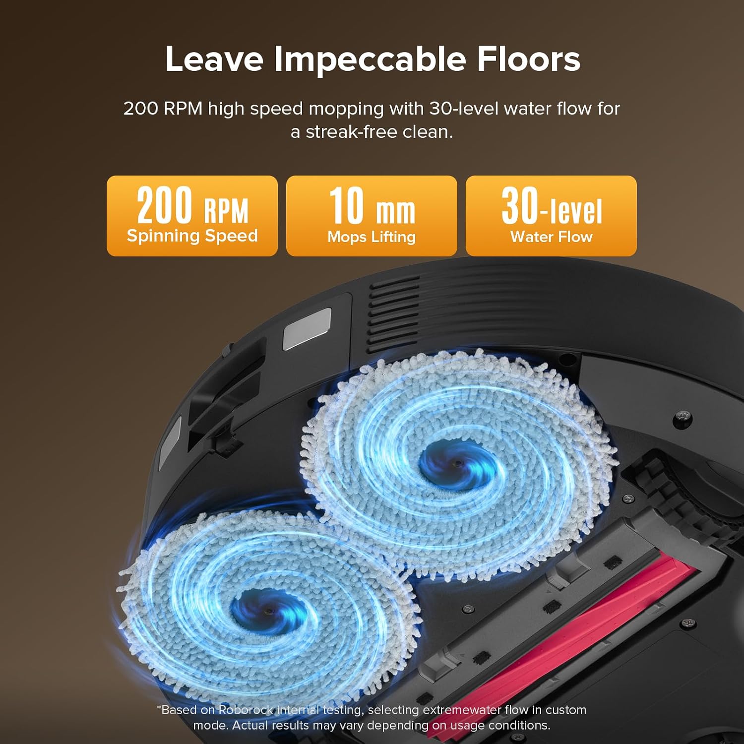 roborock Qrevo L Robot Vacuum and Mop, All-in-one Vacuum Cleaner, 10,000Pa Powerful Suction, Self Emptying & Refilling, Self Mop Washing & Air Drying, Anti-Tangle Brushes for Home, Pet Hairs, Black