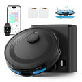 Lefant M2 Plus Robot Vacuum and Mop, 75-Day Self Emptying, 6000Pa Powerful Suction, dToF Laser Navigation, Customized Cleaning, Roller Brush for Carpet, Multi-Level Mapping, WiFi/App/Alexa, 2.4G/5G