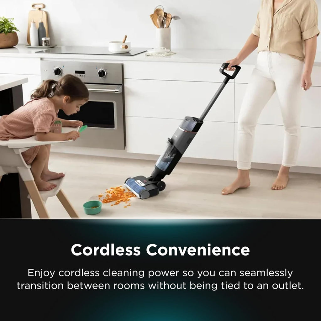 Shark Hydrovac Pro XL Cordless 3-in-1 Vacuum Cleaner, Self Cleaning Vacuum & Hydro Mop, Multi Surface & Odour Neutralising, WD210ANZ, Charcoal Grey & Rose Gold