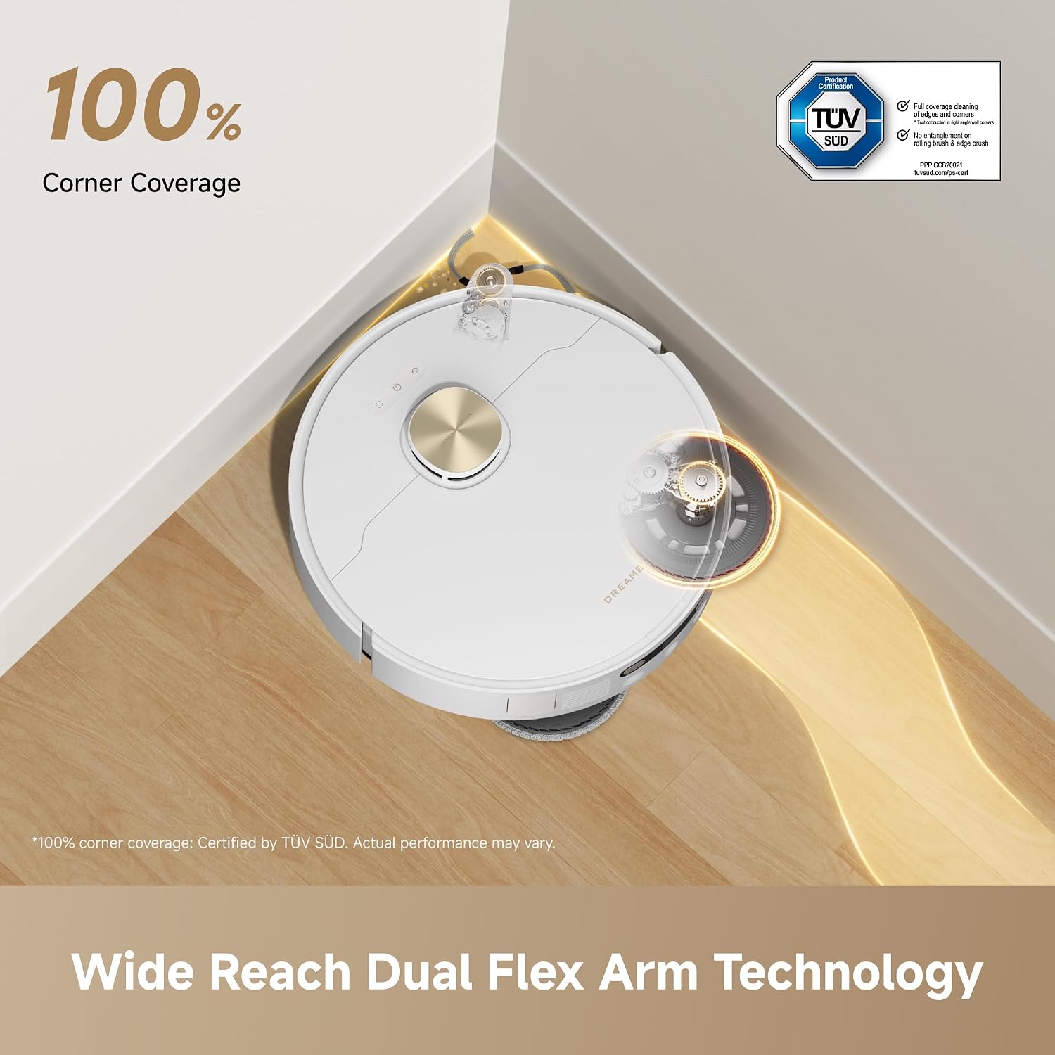 dreame L50 Ultra AE Robot Vacuum Cleaner Mop with Automatic Emptying, Mop with Self-Cleaning at 100 ° C, Suction Power of 30,000 Pa,Obstacle Avoidance and 360° Navigation, Thorough Cleaning from