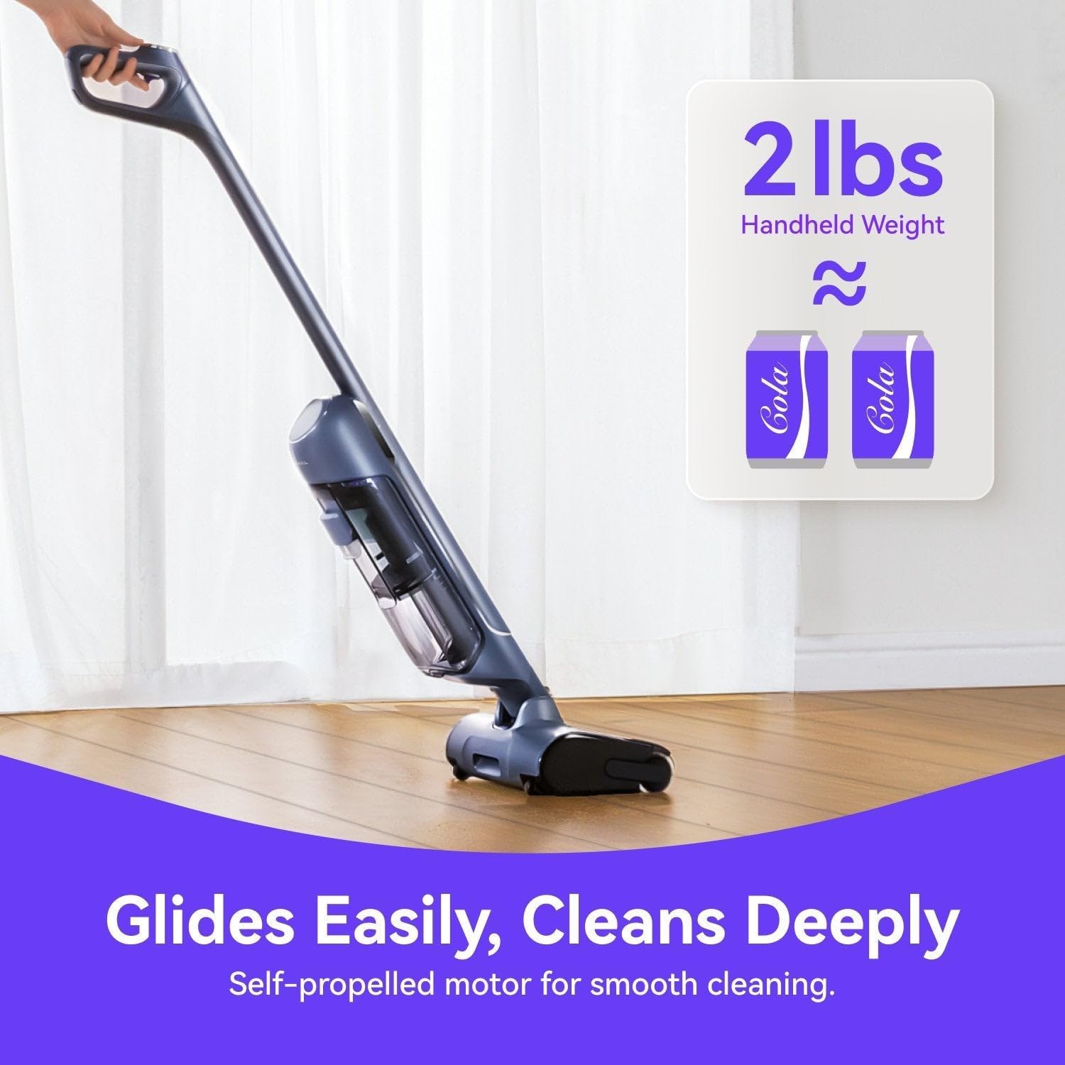 Narwal S20 Pro Cordless Vacuum Mop with Self-Cleaning, Wet Dry Vacuum Cleaner for Hard Floors, Ideal for Families with Kids and Pets