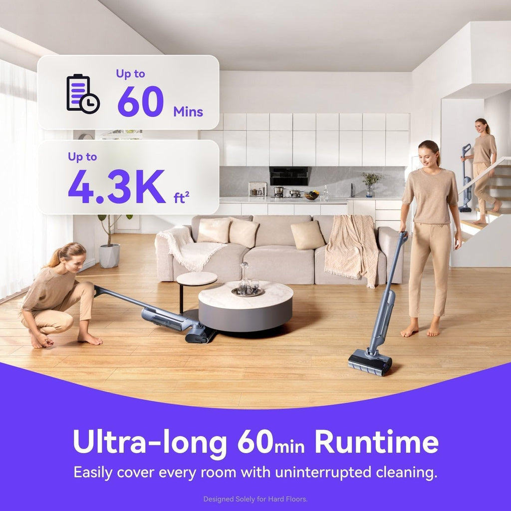 Narwal S20 Pro Cordless Vacuum Mop with Self-Cleaning, Wet Dry Vacuum Cleaner for Hard Floors, Ideal for Families with Kids and Pets