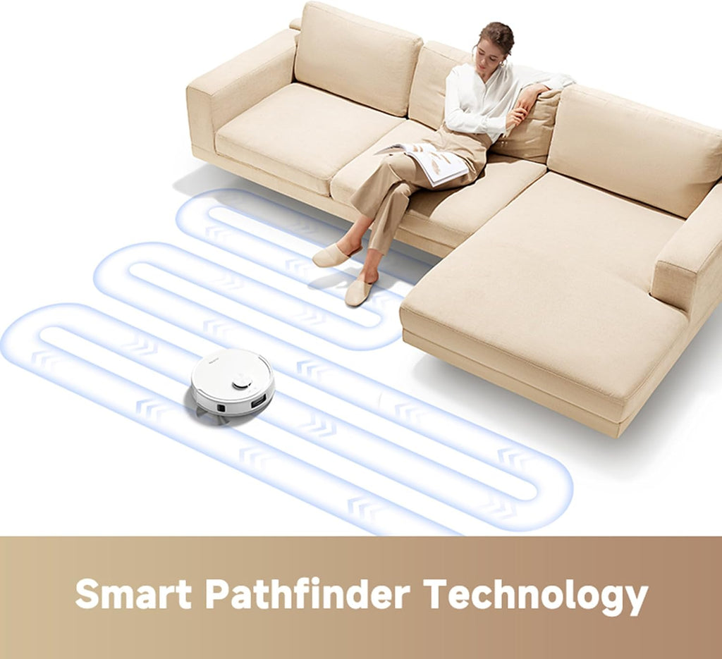 MOVA E20s Pro Plus, Auto-Empty Robot Vacuum Cleaner and Mop, 13,000Pa Suction Power, 3DAdapt Obstacle Avoidance & Smart Pathfinder Technology, 90-Day Self-Emptying Robotic Vacuum