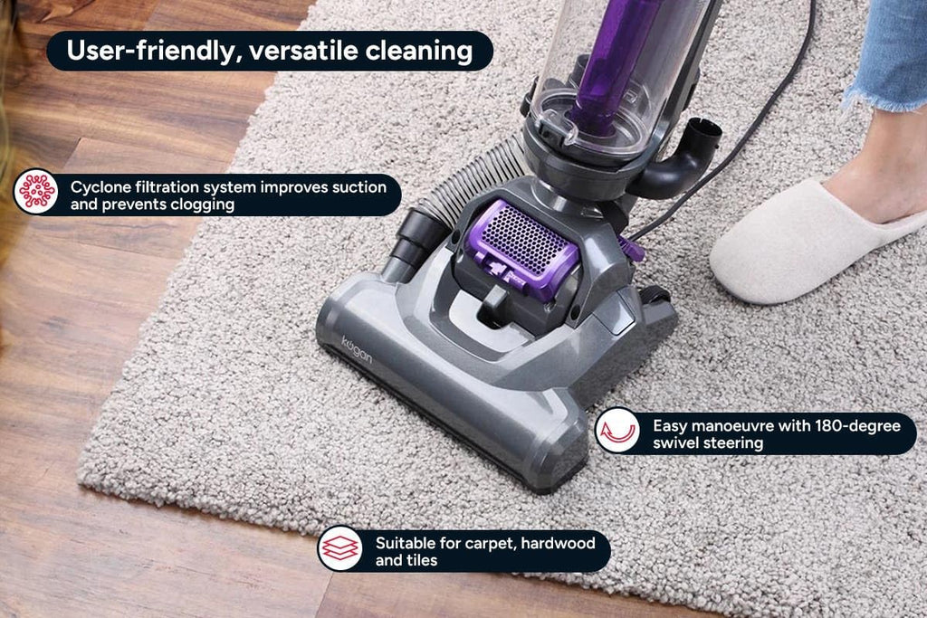 Kogan 1000W Upright Vacuum Cleaner - KAURVAC900C