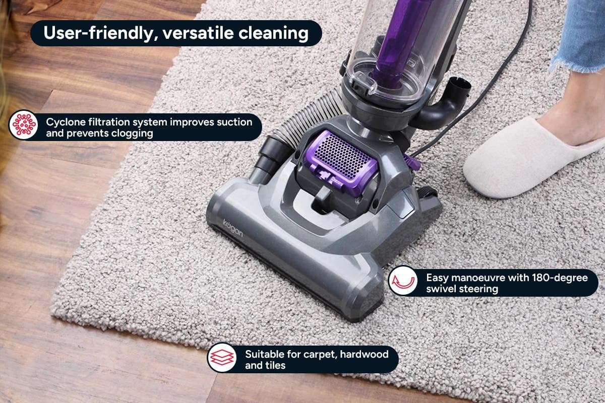 Kogan 1000W Upright Vacuum Cleaner - KAURVAC900C