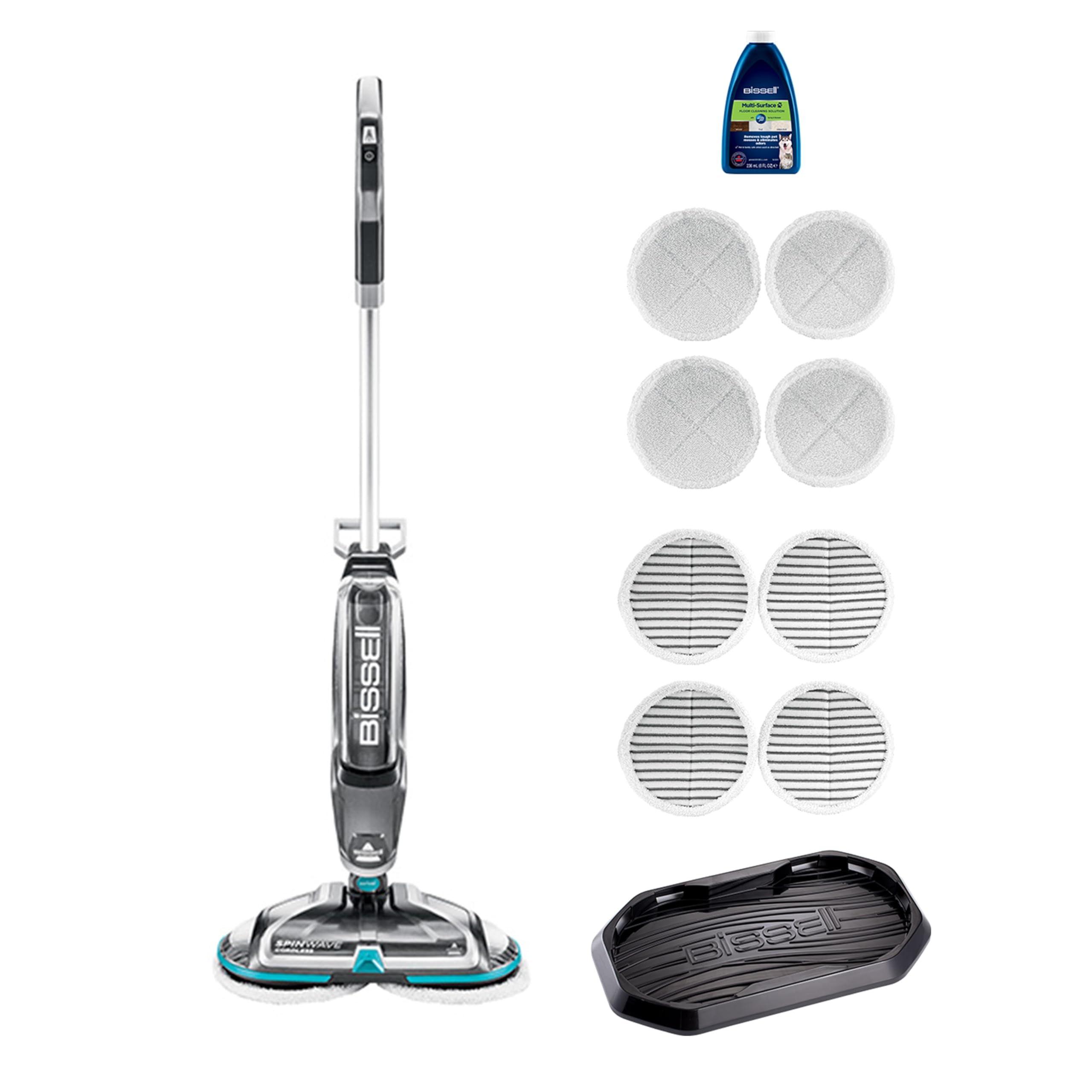 BISSELL Crosswave Pet 2225F All in One Corded Wet Dry Vacuum Cleaner and Mop for Hard Floors and Area Rugs, Grapevine Purple