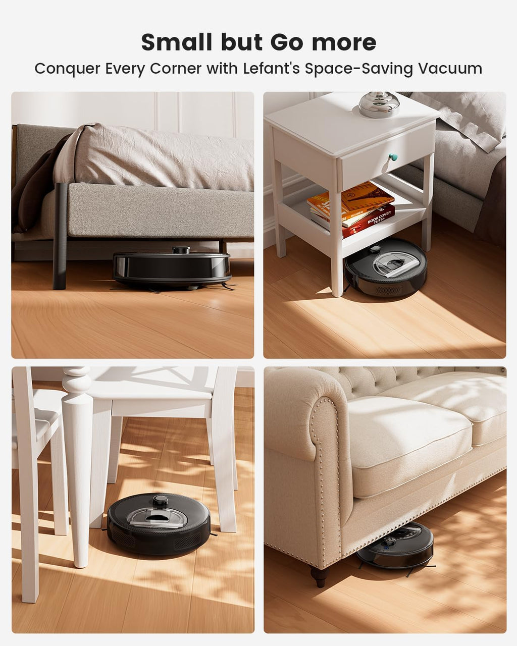Lefant M330 Pro Robot Vacuum Cleaner and Mop Mapping 3 in 1, 5000Pa, dToF Navigation, Customized Cleaning, 150 mins, Upgraded PSD 190° Obstacle Avoidance Technology, 2.4&5G WiFi, Pet Hair & Carpets