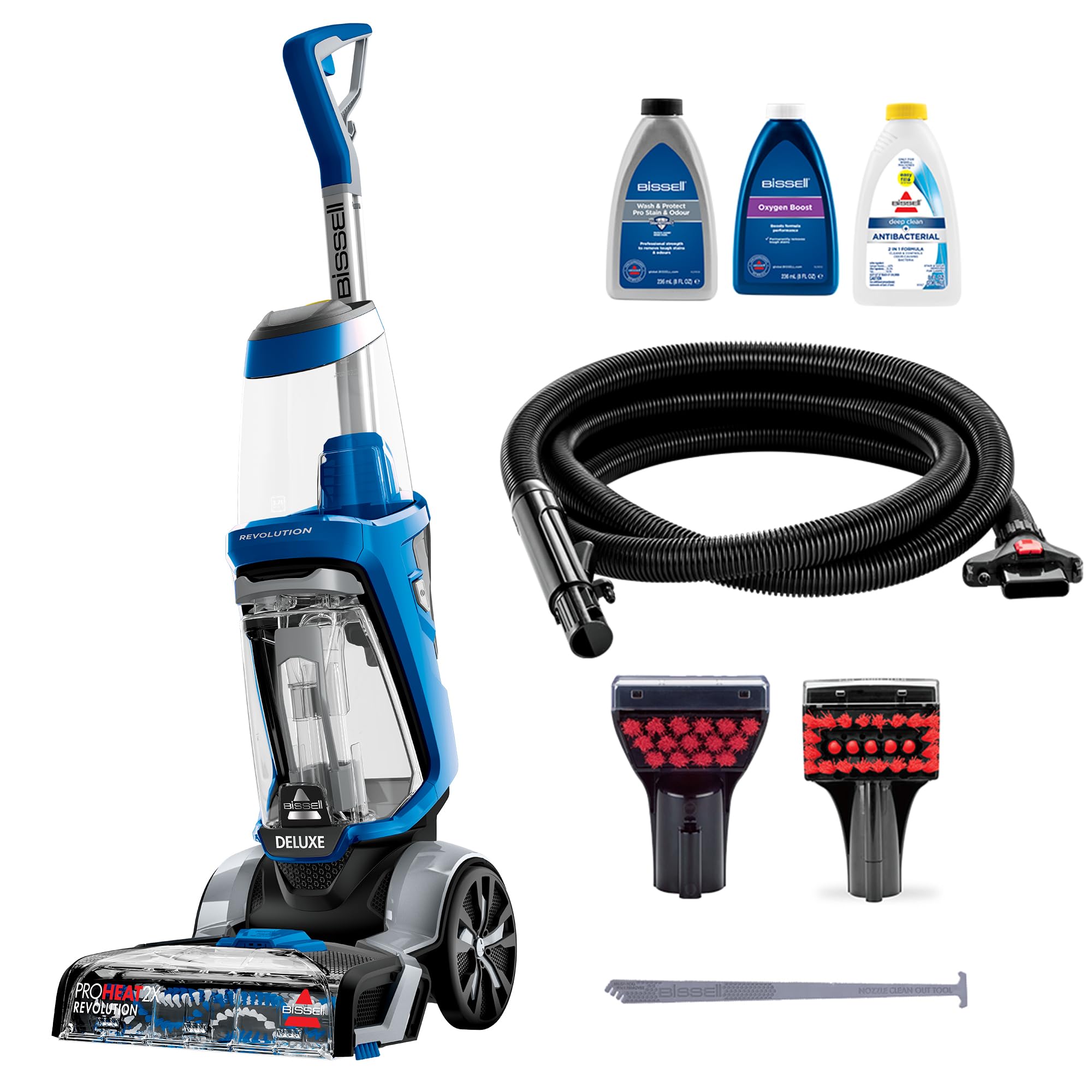 BISSELL PowerForce Upright Carpet Washer 4056F | Lightweight & Compact, Four-Row DeepReach PowerBrush for Powerful Stain & Pet Mess Removal, Easy to Empty & Clean