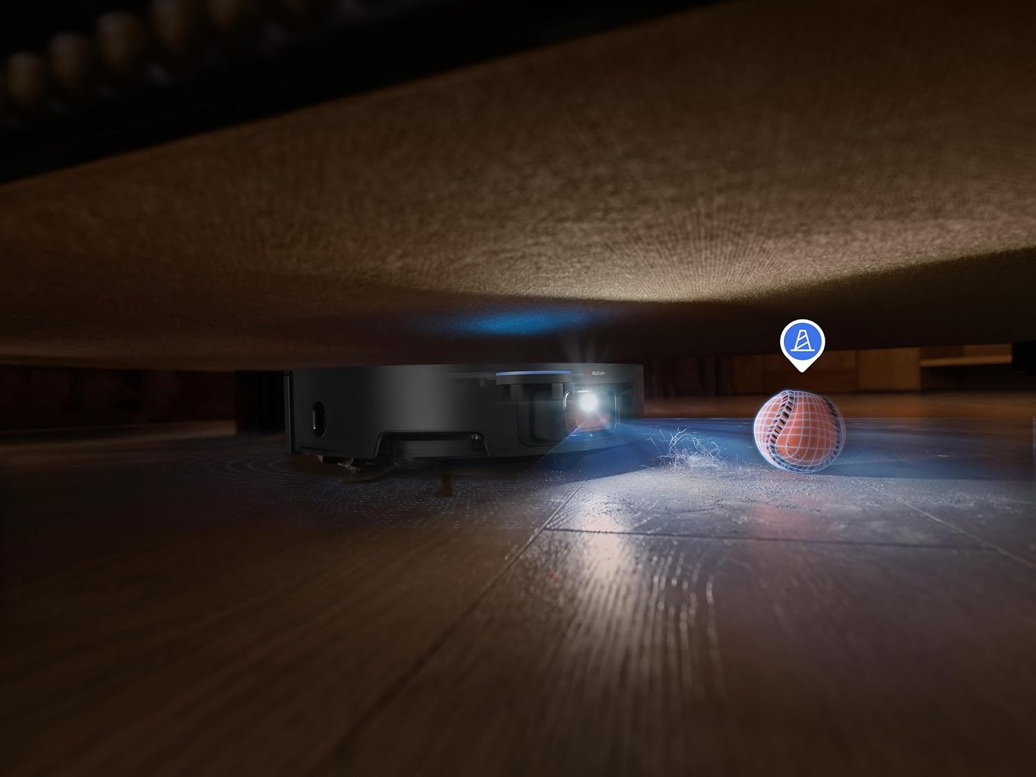 dreame X50 Ultra Robot Vacuum and Mop with Auto-Empty and Mop Self-Cleaning, 20,000Pa Suction, Obstacle Avoidance and 360° Navigation, Corner to Edge Deep Cleaning, Detangling Brush