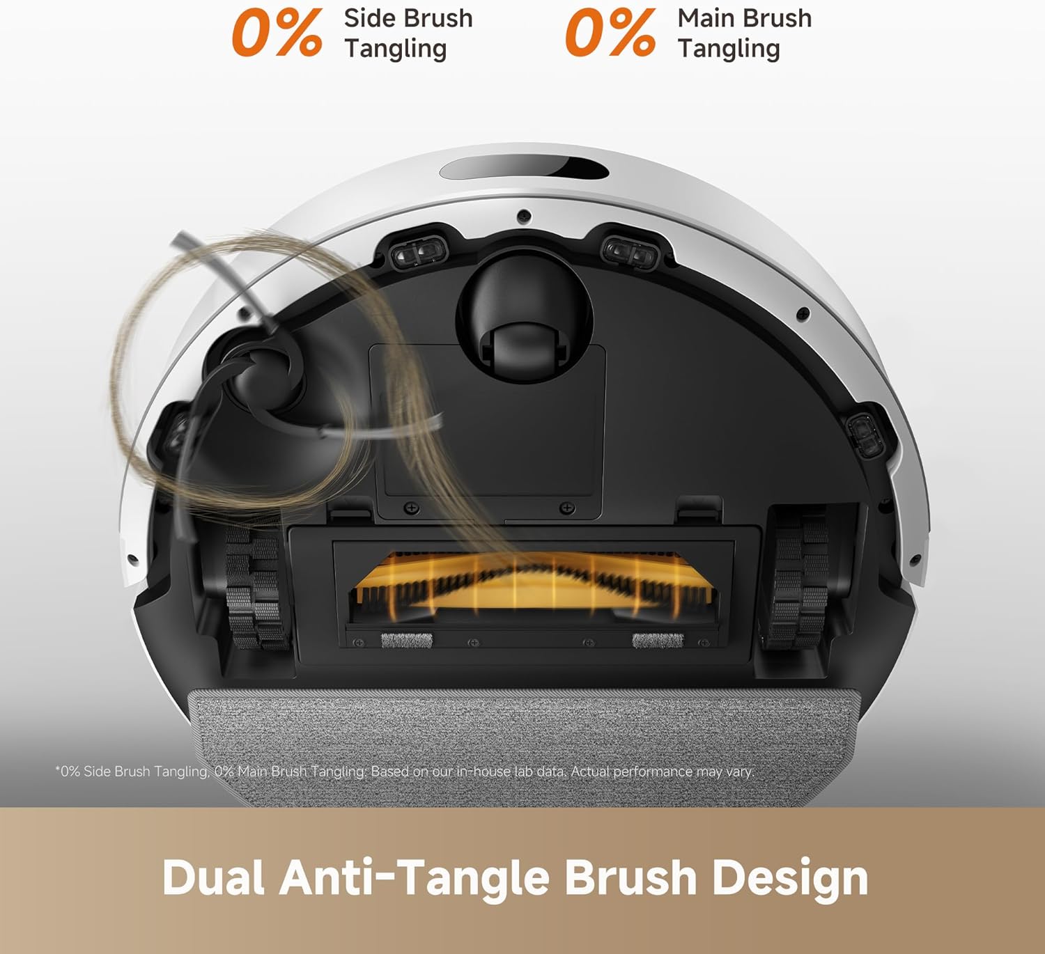 dreame F20 Eco Plus Robot Vacuum and Mop 2-in-1, 18,000Pa Suction, Auto-Empty Upgraded from F10,Obstacle Avoidance, Mopping, Dual Anti-Tangle System, Smart LiDAR Navigation, App & Voice Control, White