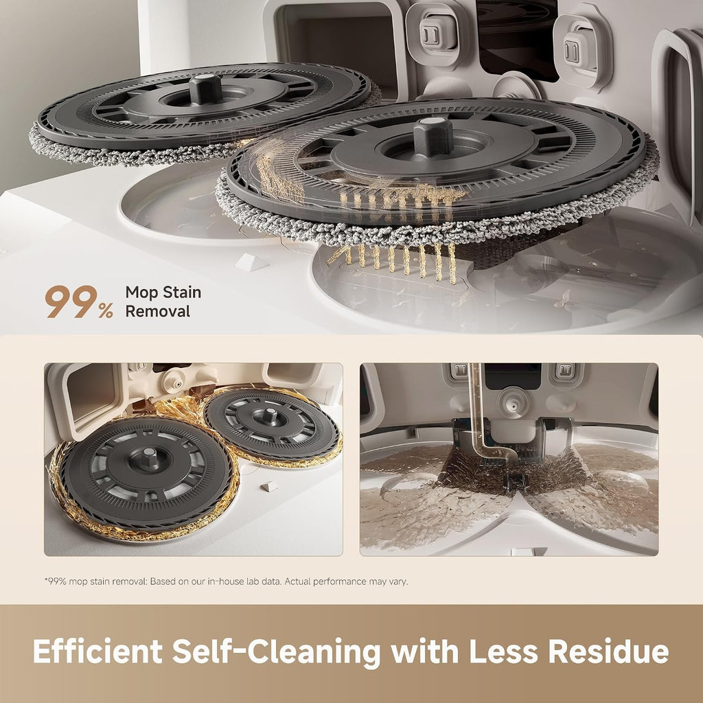 dreame L50 Ultra CE Robot Vacuum and Mop,25,000Pa Suction, Auto-Empty & Self-Cleaning Mop,80°C Hot Water Washing,FlexArm Tech,3DAdapt Obstacle Avoidance,All-in-One Station, App& Alexa Control