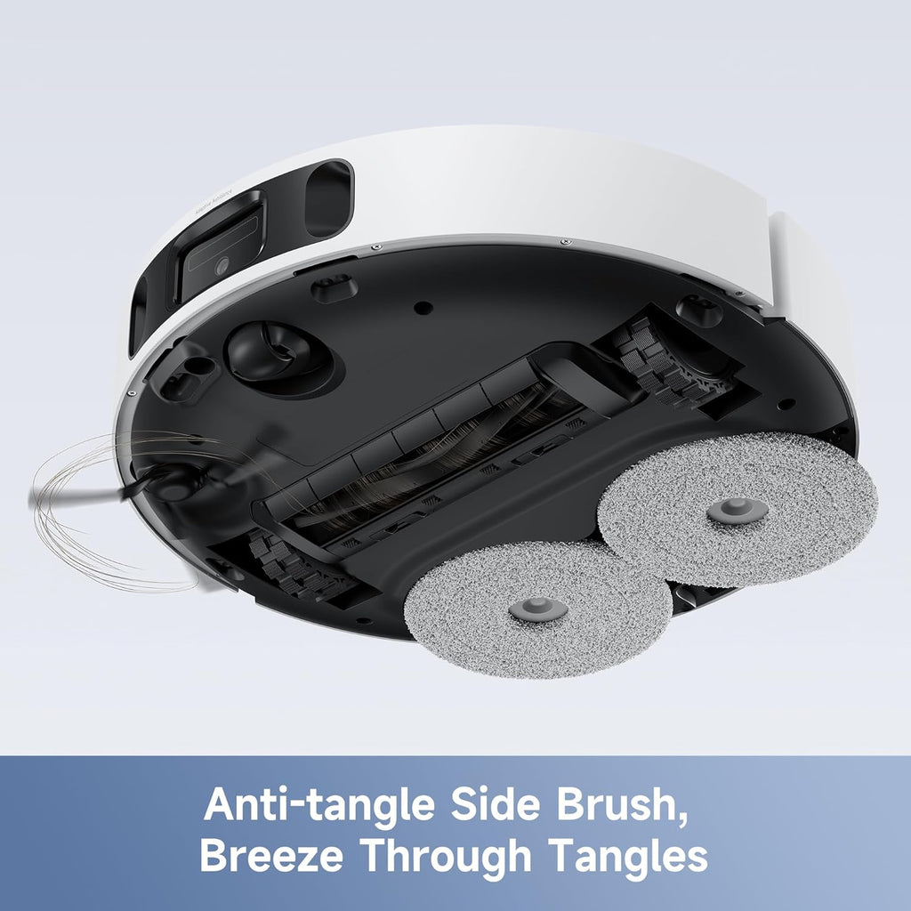 MOVA E40 Ultra Auto-Empty Robot Vacuum and Mop with 19,000Pa Suction Power, MaxiReach Mop Tech, Anti-Tangle Side Brush, All-in-one Station, Up to 75 Days Hands-Off Cleaning.