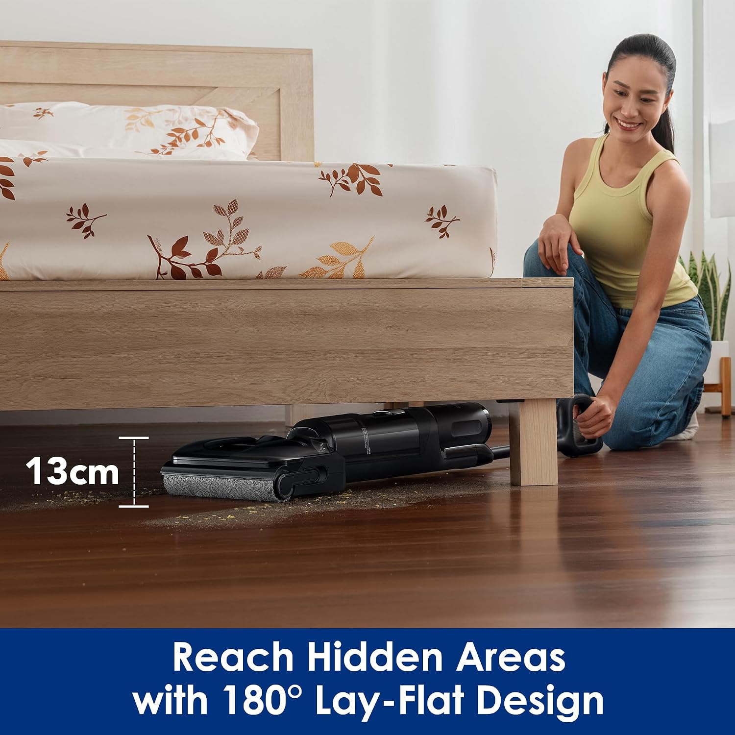 Tineco Floor ONE Switch S7 Stretch 5-in-1 Multi-Function Cleaner, 180° Lay-Flat Design, FlashDry with 85℃ Hot Air, Anti-Tangle Design for Both Floor Washer & Vacuum Cleaner
