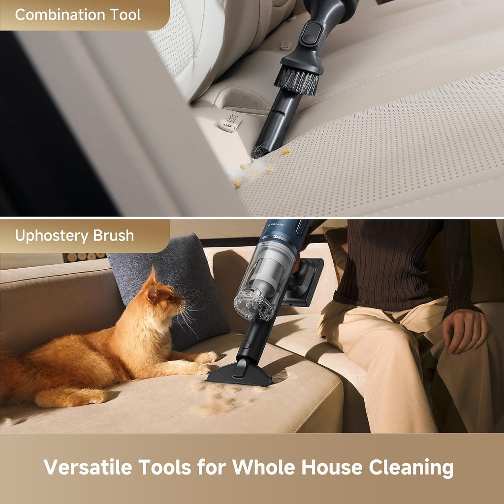 Dreame X1 Cordless Stick Vacuum, 150AW Powerful Suction, Smart Dust Detection, 40 Min Runtime, HEPA Filtration, Lightweight 1.4kg Design, Multi-Surface Cleaning (Grey)