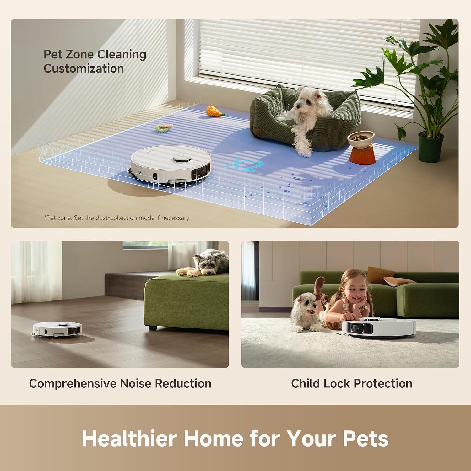 dreame L10s Ultra Gen3 dreame Robot Vacuum and Mop, 25,000PA Power Suction, MopExtend™ RoboSwing Technology, Self -Empty for 100 Days, Auto Mop Washing, Pet Zone Cleaning,App Control, All in one