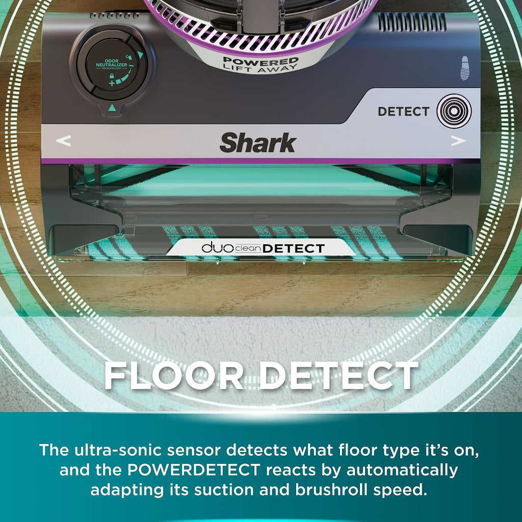 Shark PowerDetect Corded Upright Vacuum, Powerful Deep-Clean Suction Vacuum with Dirt Detect Sensors & Reverse Cleaning Technology, Includes Accessories, AZ3900ANZ, Stone