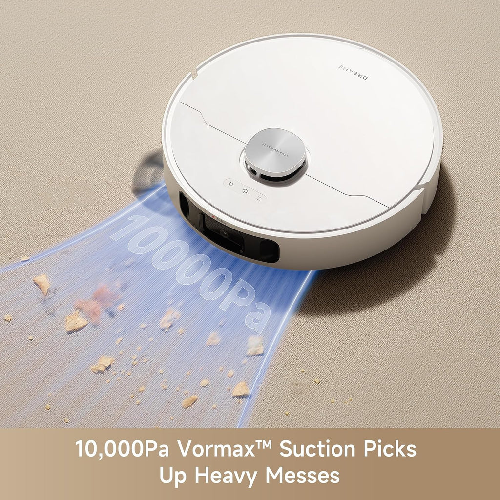 dreame L10s Ultra Gen2 Robot Vacuum and Mop, 10,000PA Power Suction, MopExtend™ RoboSwing Technology, Self -Empty for 75 Days, Auto Mop Washing, Pet Zone Cleaning