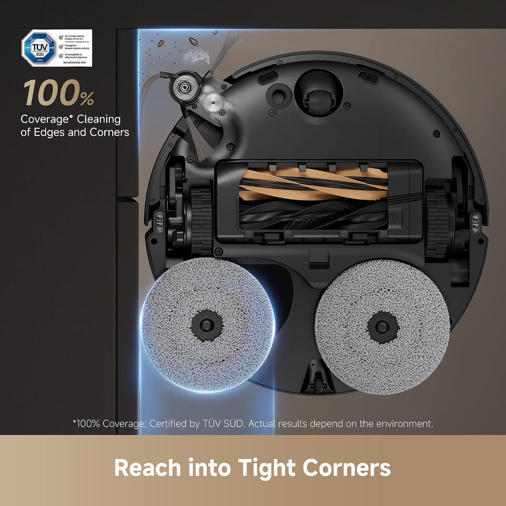 dreame X50 Ultra Robot Vacuum and Mop with Auto-Empty and Mop Self-Cleaning, 20,000Pa Suction, Obstacle Avoidance and 360° Navigation, Corner to Edge Deep Cleaning, Detangling Brush