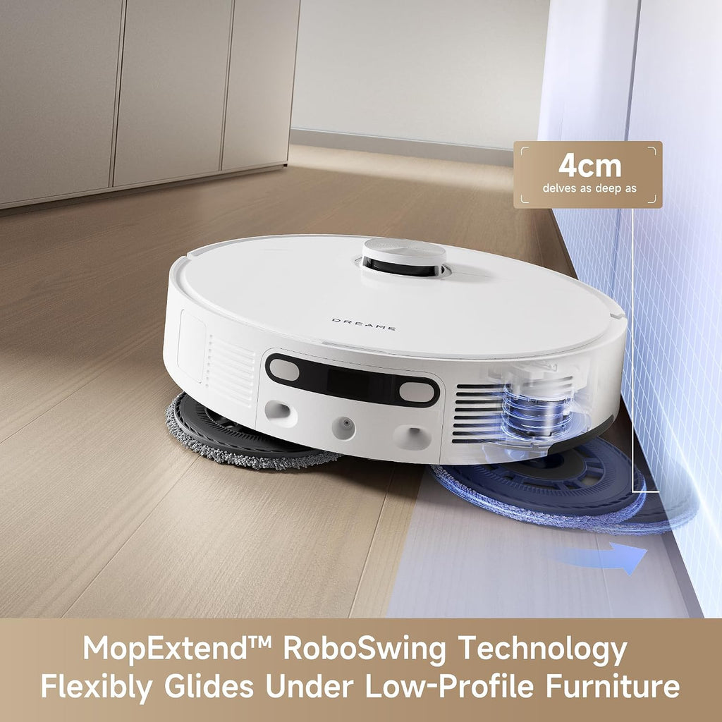 dreame L10s Ultra Gen2 Robot Vacuum and Mop, 10,000PA Power Suction, MopExtend™ RoboSwing Technology, Self -Empty for 75 Days, Auto Mop Washing, Pet Zone Cleaning
