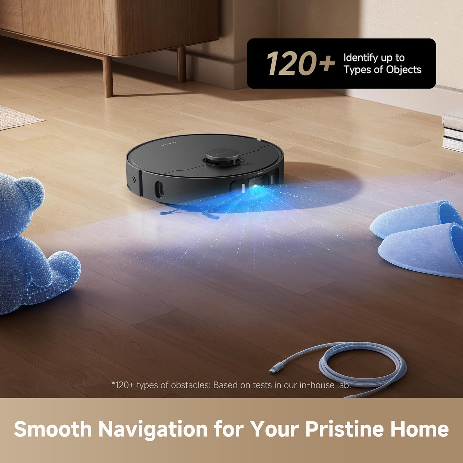 dreame L40 Ultra AE Robot Vacuum and Mop, 19,000Pa Suction, Self Emptying Dust Box, Flexible Mop & 75℃ Self Cleaning Washboard, Diverse Brush Selection, All-in-One Station, Auto Refill