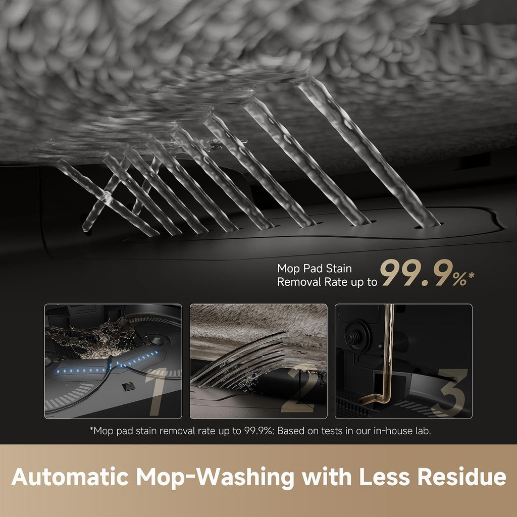dreame X50 Ultra Robot Vacuum and Mop with Auto-Empty and Mop Self-Cleaning, 20,000Pa Suction, Obstacle Avoidance and 360° Navigation, Corner to Edge Deep Cleaning, Detangling Brush