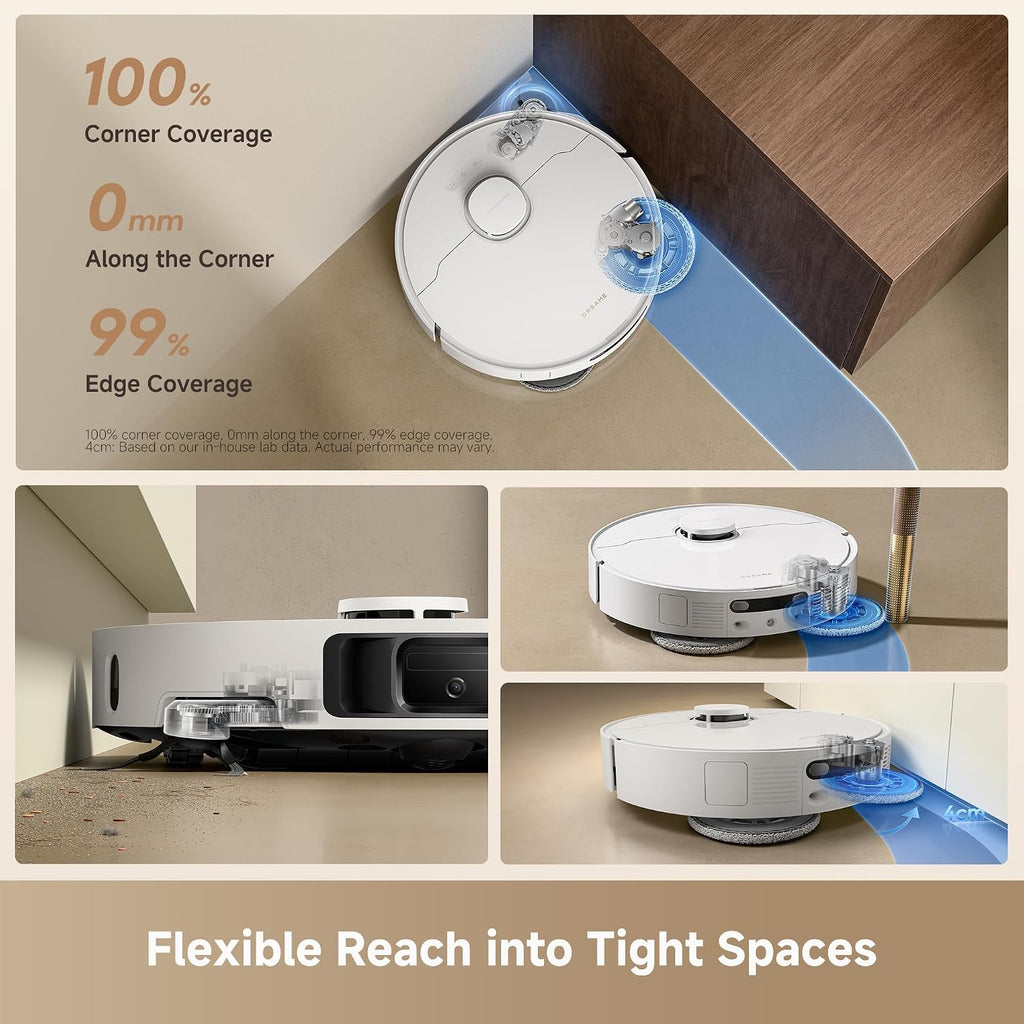 dreame L50 Ultra CE Robot Vacuum and Mop,25,000Pa Suction, Auto-Empty & Self-Cleaning Mop,80°C Hot Water Washing,FlexArm Tech,3DAdapt Obstacle Avoidance,All-in-One Station, App& Alexa Control